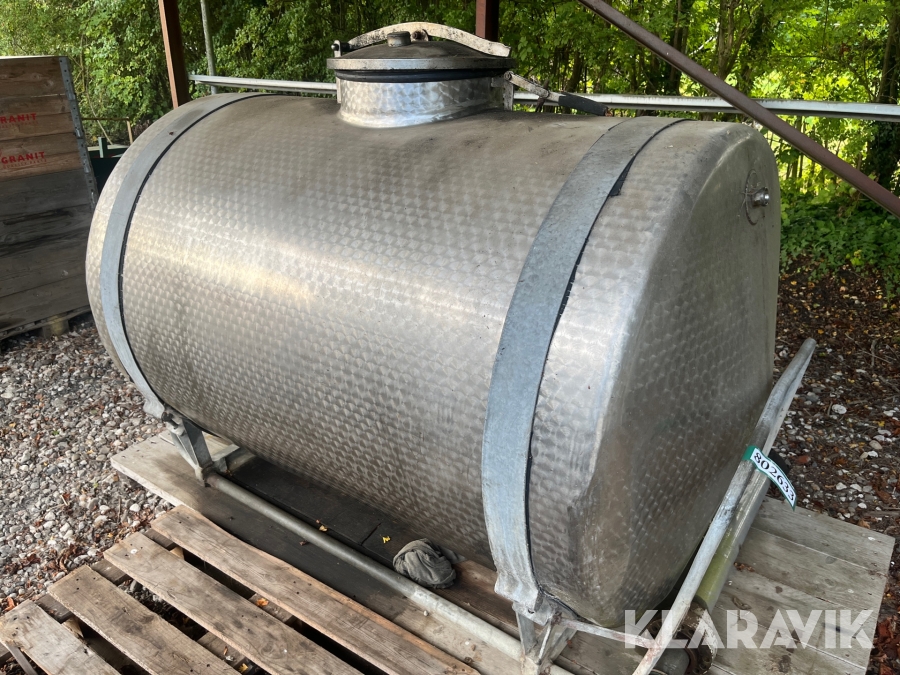 Rustfri tank S.A. Christensen 2000liter