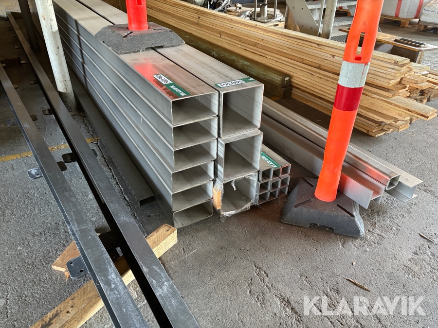 Rustfri stål profiler firkantet