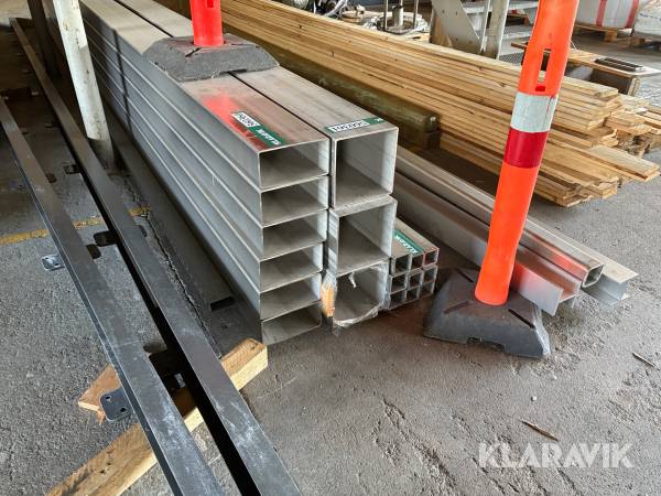 Rustfri stål profiler firkantet