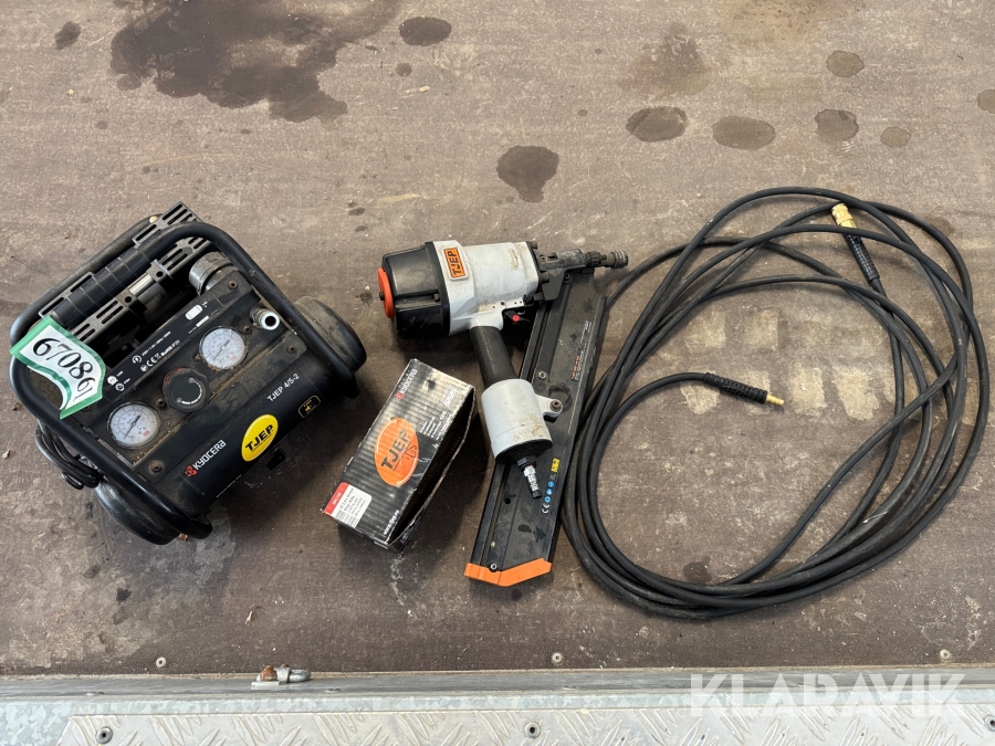 Sømpistol - Kompressor Tjep GRF34/105 - 4/5-2