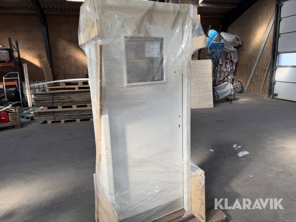 Hoveddør med glas Kastrup - 2 Styk
