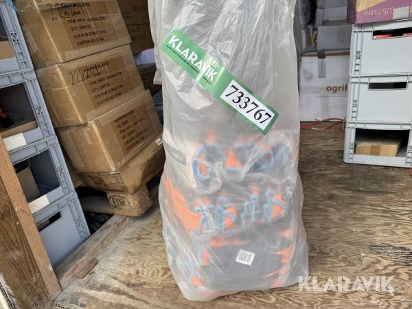 Arbejdshandsker orange 1 kasse 240 par