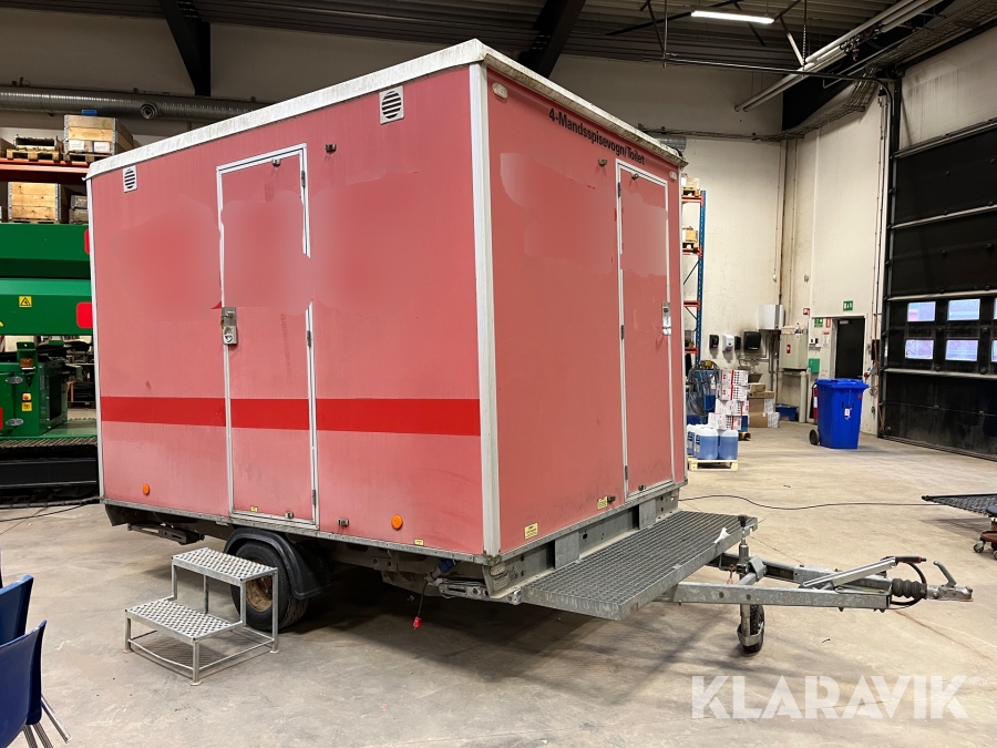 Mandskabsvogn Scanvogn 750 1-Aksel med toilet 