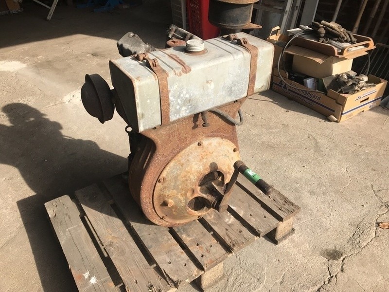 Stationær veteran motor