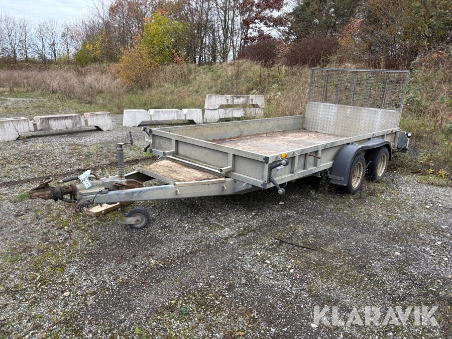 Maskintrailer Ifor Williams GP126GM - 3500kg