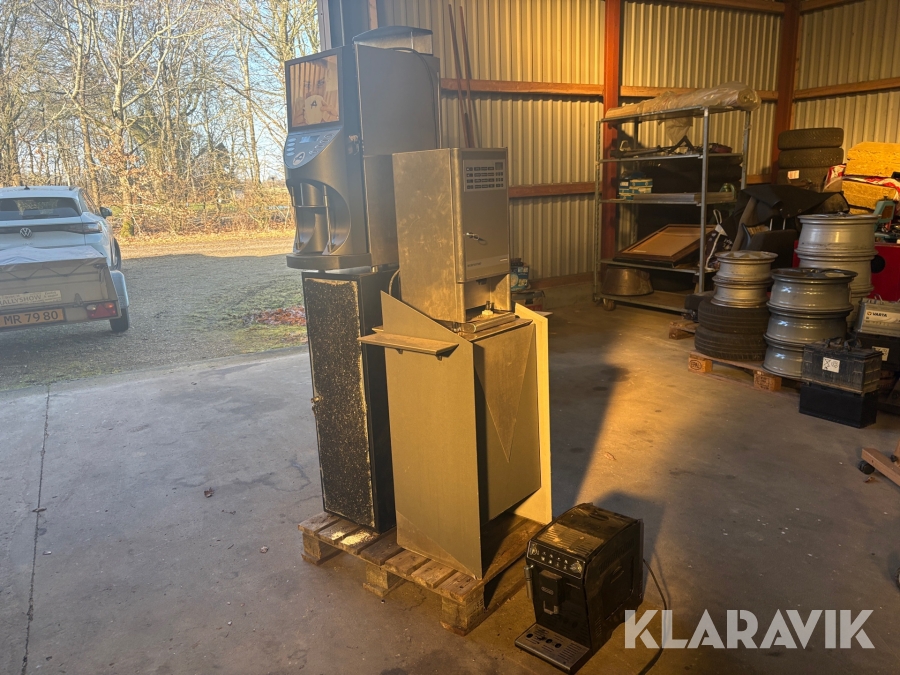 Lot: kaffemaskine Scanomat, spengler, Arquator Brasil, Office coffee 3 styk