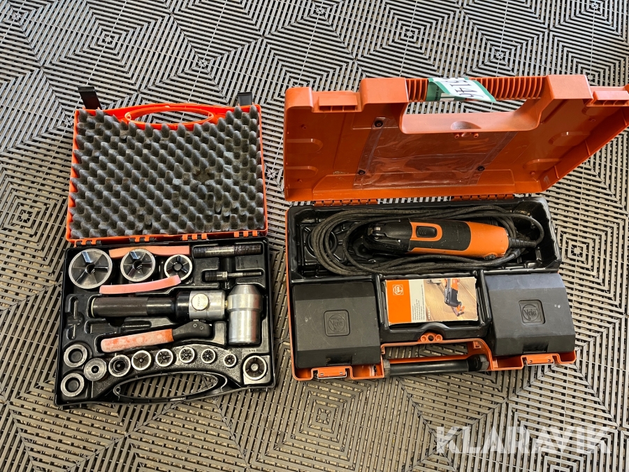 Feincutter og hydraulisk hulstanseværktøj