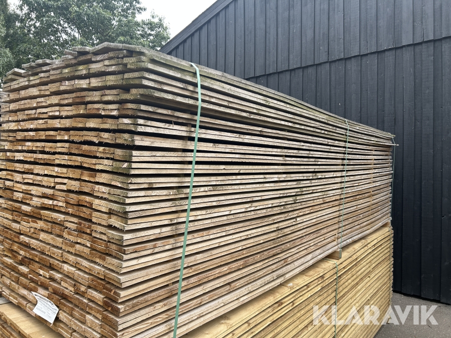 Brædder trykimprægneret Thorlund Skou 16 × 100 mm, 506 Styk
