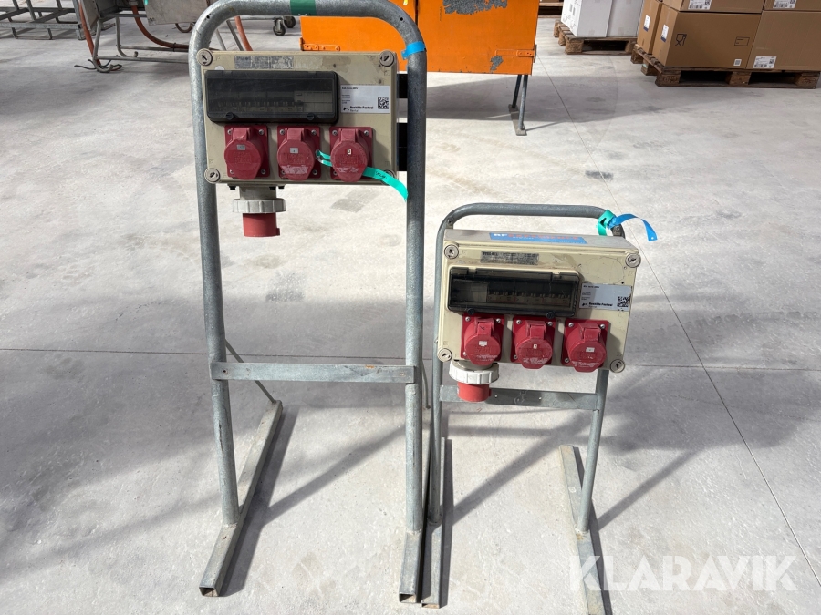 Eltavle ByggEl 63 A 400 V 2 Styk