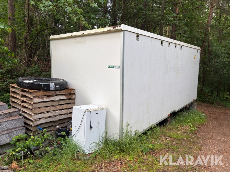 Personalevogn Scanvogn 1300kg omklædning, toilet og bad
