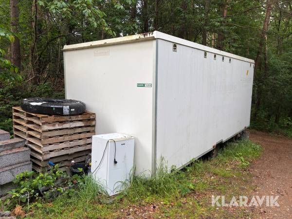 Personalevogn Scanvogn 1300kg omklædning, toilet og bad