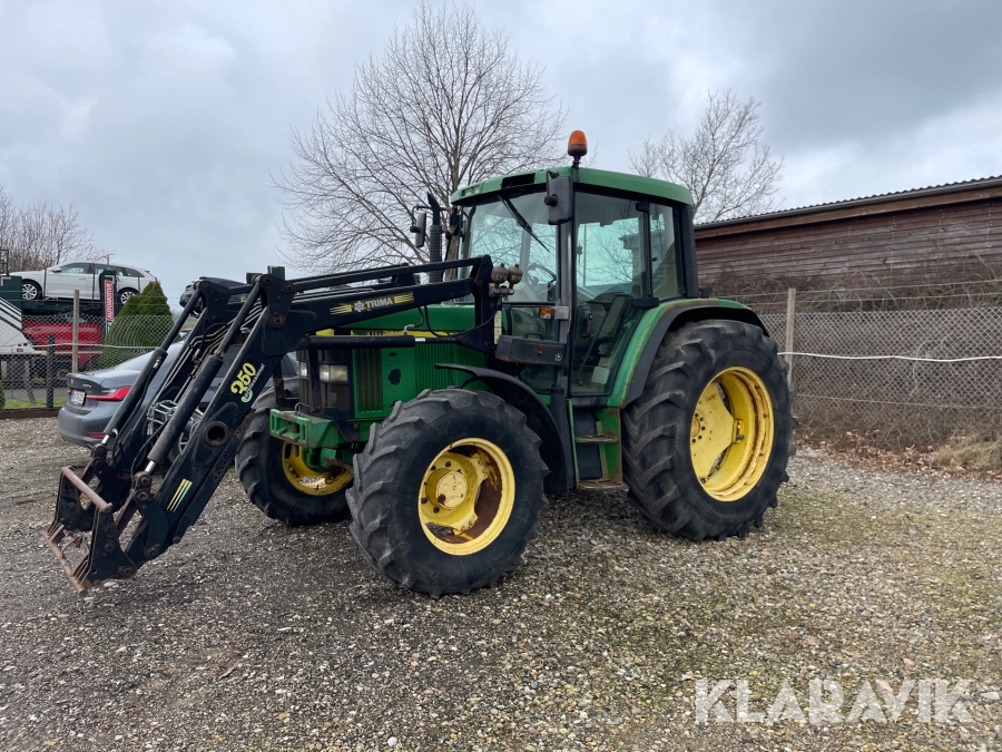Traktor John Deere 6410 Trima 350 frontlæsser