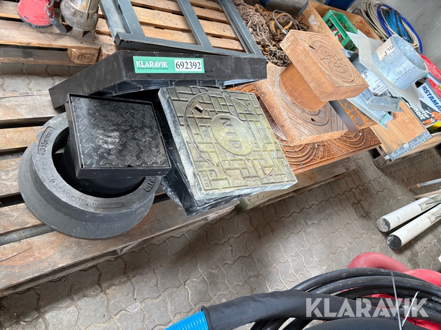 Brønddæksler og rammer – støbejern & plast (Jesmig / NID m.fl.)