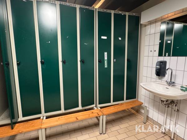 Omklædningsskabe 2 sektioner