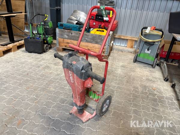 Mejselshammer Hilti TE 2000-AVR på vogn