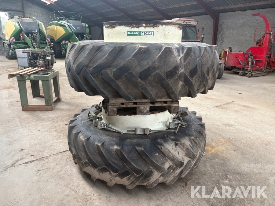 Tvillingehjul Alliance Power Drive Radial HT med låse, 2 Styk