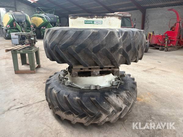 Tvillingehjul Alliance Power Drive Radial HT med låse, 2 Styk