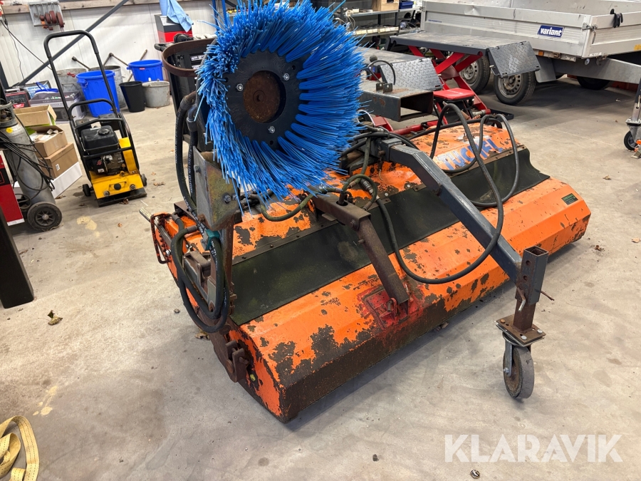 Hydraulisk kost Tuchel Plus 560 200, svingbar, til pallegafler