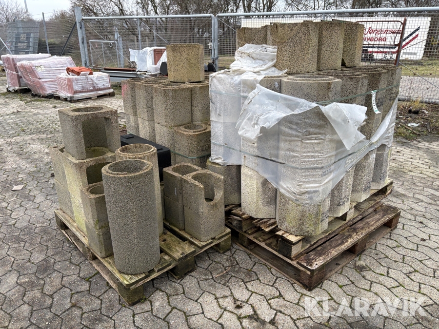 Skorstensmoduler blandet lot