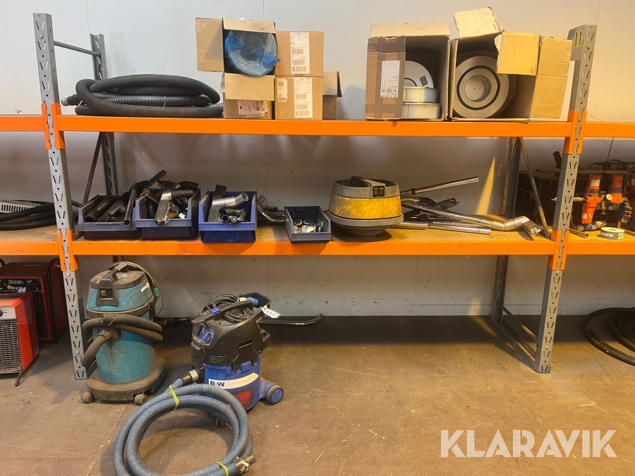 Industristøvsugere diverse tilbehør