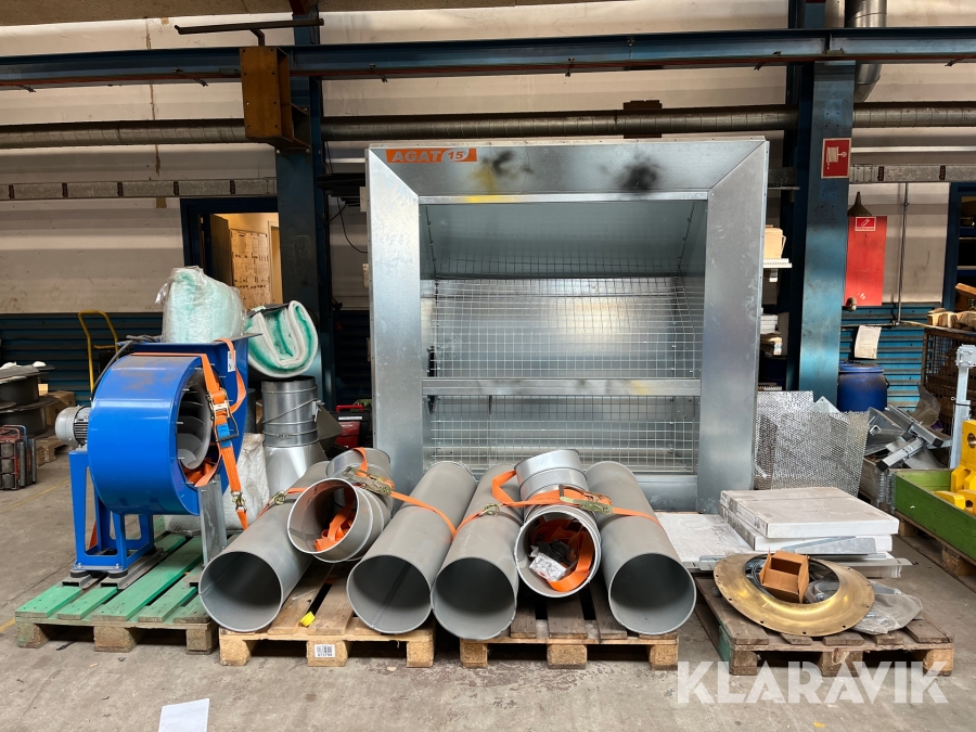 Sprøjtekabine Nawara AGAT 1515 udsugning indkluderet