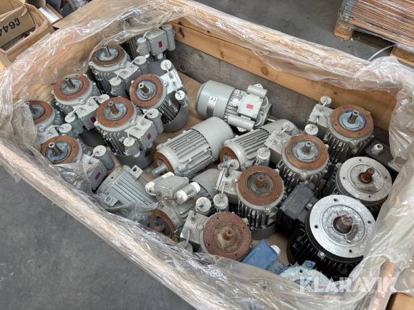 Diverse elmotorer cirka 19 styk