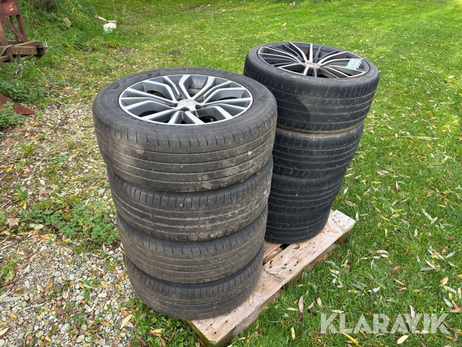 Dæk og fælge 3 sæt