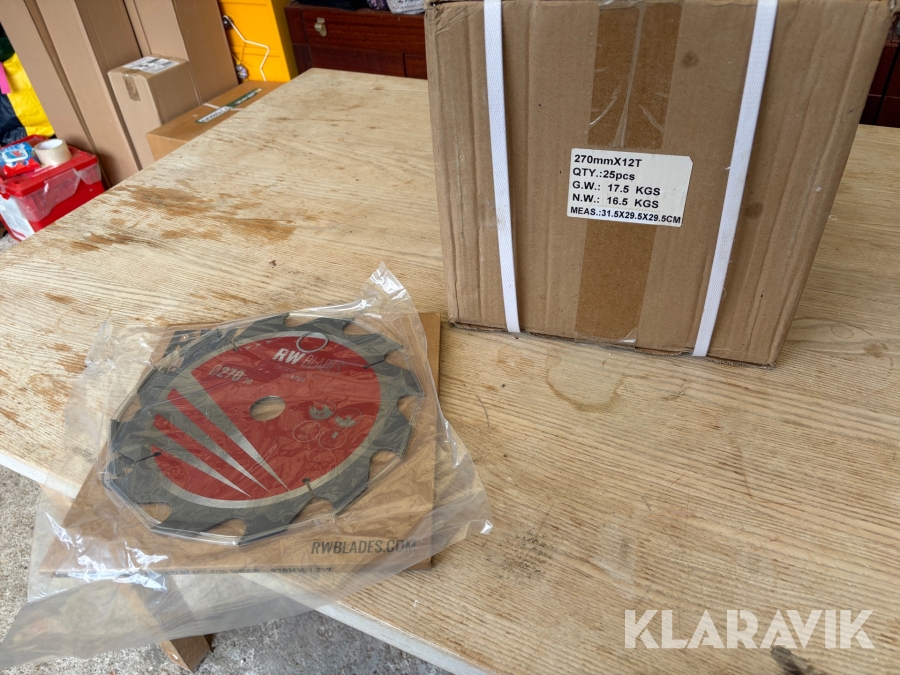 Rundsavsklinger RW Blades Ø270 / 30