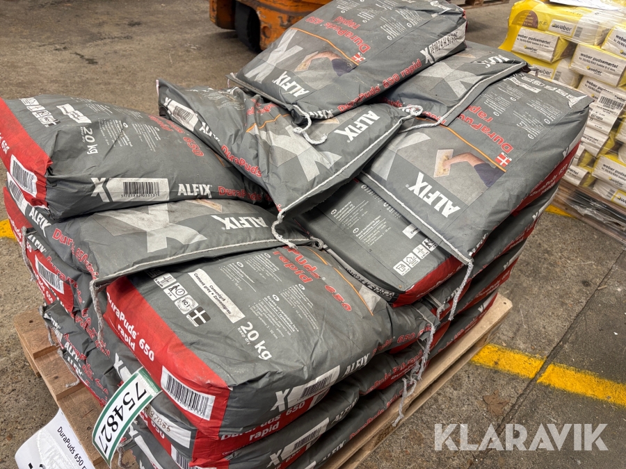 Puds Alfix 659 Rapid, 38 sække á 20 kg