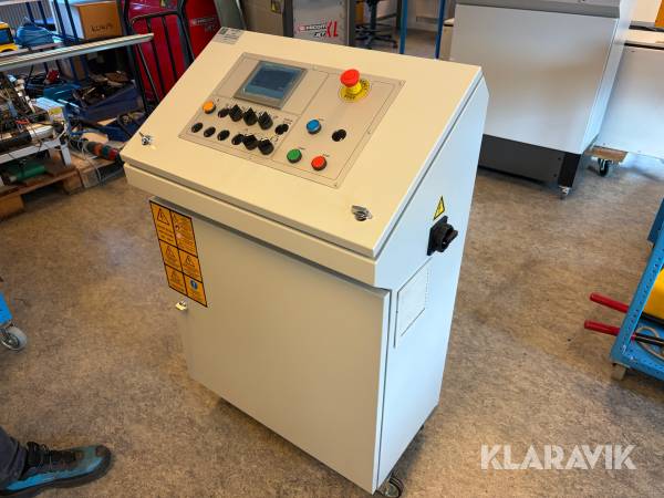 Styreskab til press feeding system Coiltech CMDCK P3 T6372 200 / 2500 D1300 PF (CMC) med Siemens SIMATIC S7-1200 PLC og HMI-styring