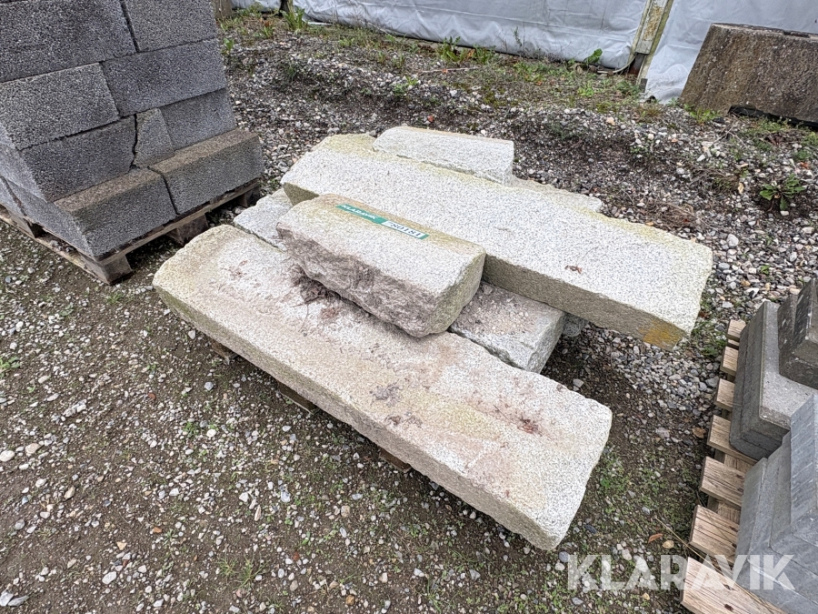Kantsten granit Assorteret længder