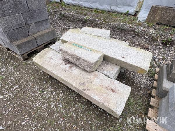 Kantsten granit Assorteret længder