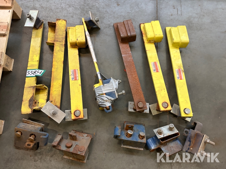 Låsebomme til containere - 7 styk