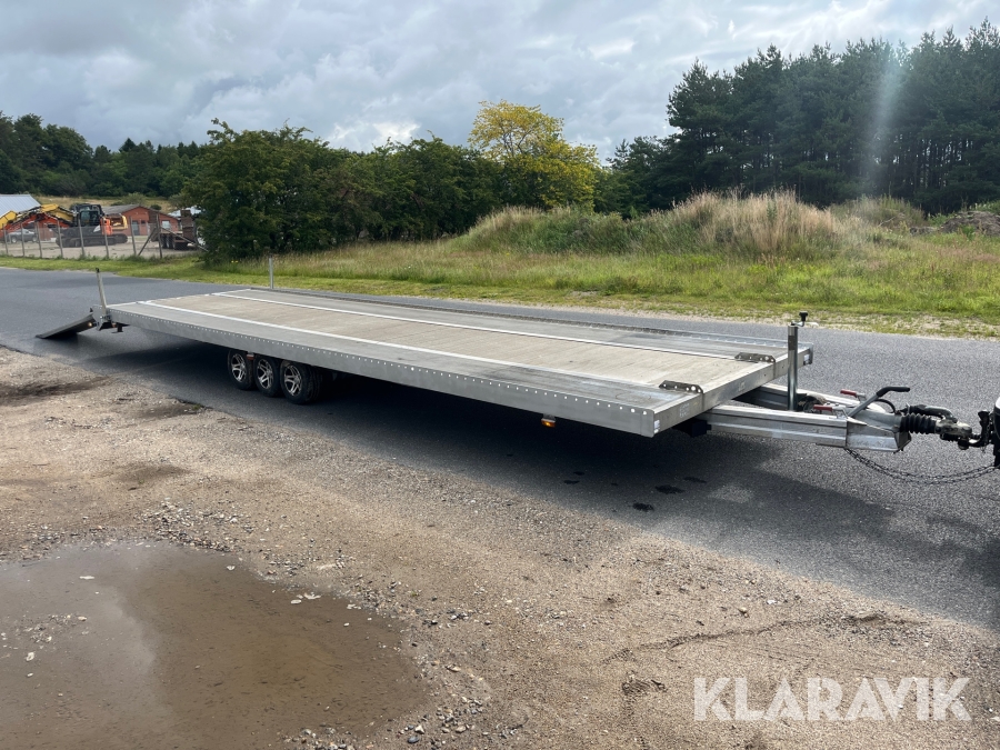 Dobbelt autotrailer Fit-zel 3500kg