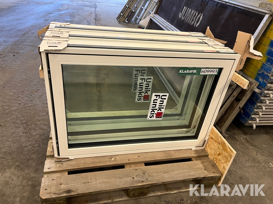 Vinduer Unik Funkis 1140x800x140 mm 3 stk