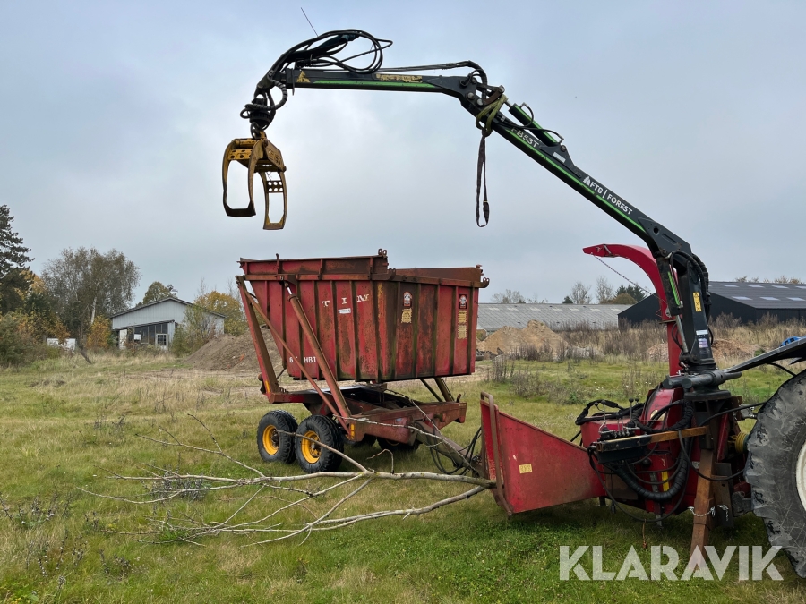 Flishugger Lindana\TP 270 med kran og højtid vogn