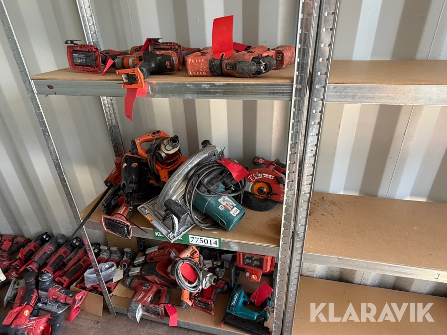 Blandet værktøj Hilti, FEIN, Makita m.fl.