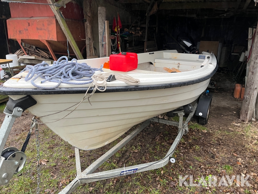 Båd med bådtrailer Ryds 485
