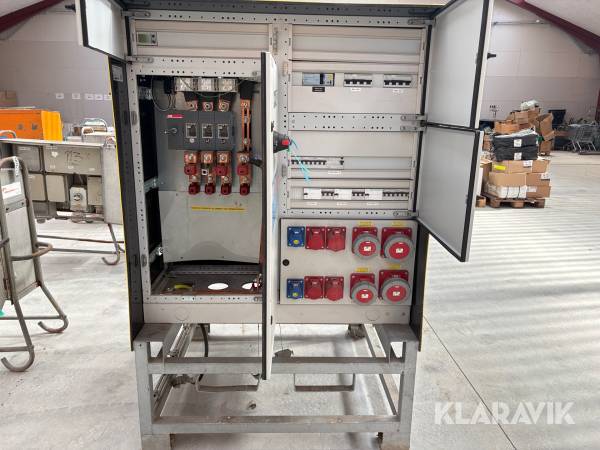 Eltavle ByggEl 630 A med Powerlock-udtag