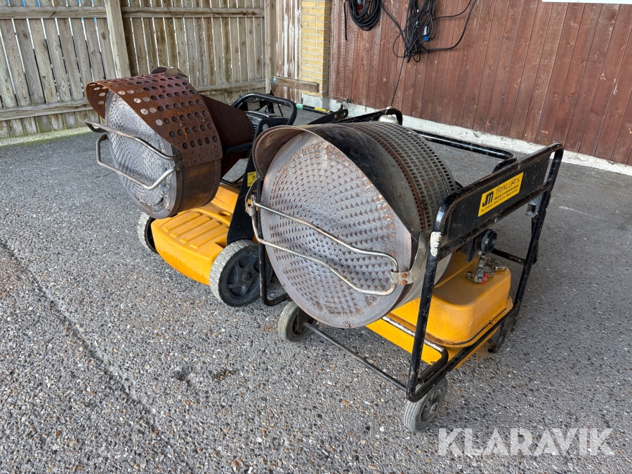 2 stk. varmekanon XL9 E og VAL6 diesel