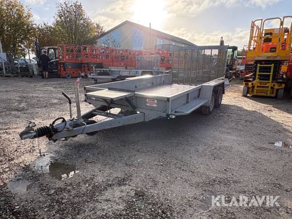 Maskintrailer Variant 3518B4 Maxi Load, 2 aksler, 3.500 kg
