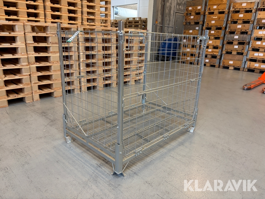Gitterbur Svensk Stålvarefabrik galvaniseret sammenklappelige 10 styk