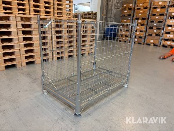 Gitterbur Svensk Stålvarefabrik galvaniseret sammenklappelige 10 styk