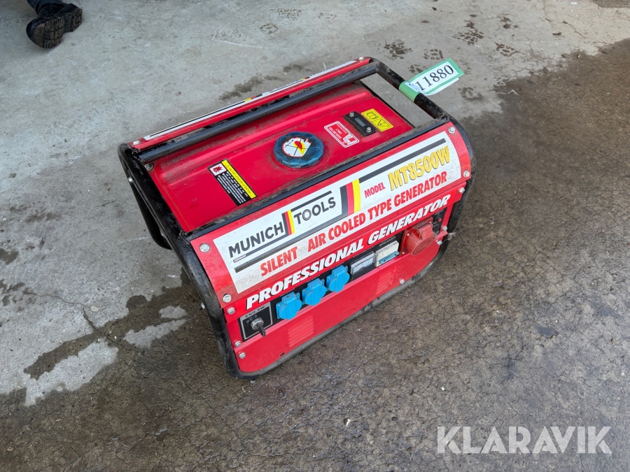Generator Munich Tools MT8500W