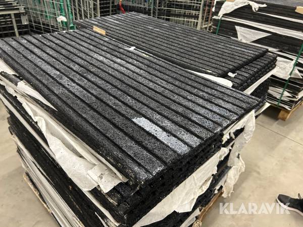 Træbeton sort med spor 80 styk