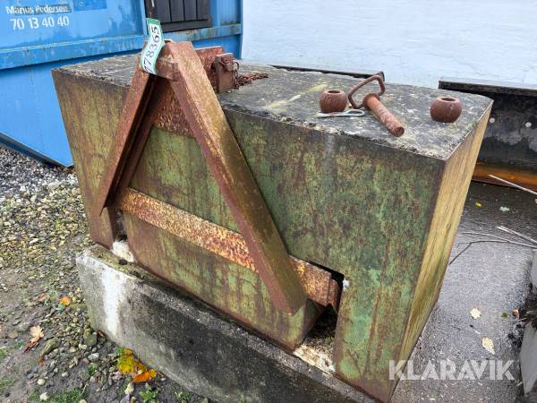 Vægtklods beton 1 styk