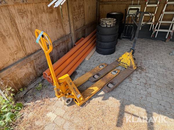 Palleløftere HPT - Jungheinrich 2500/2000 kilos 2 styk