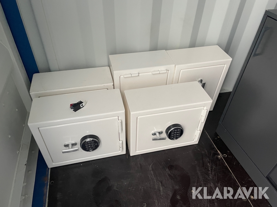 Sikkerhedsbokse SG med kodelås 6 styk