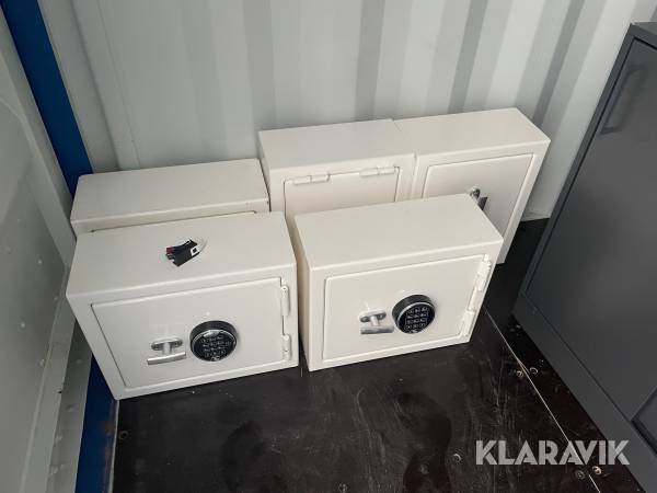 Sikkerhedsbokse SG med kodelås 6 styk