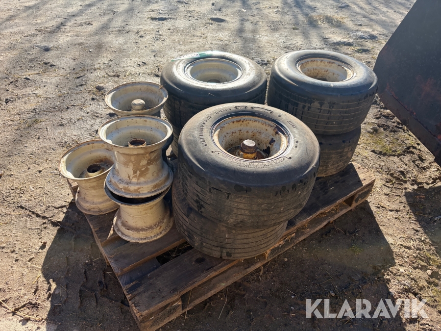 Støttehjul til landbrugsmaskiner 6 styk